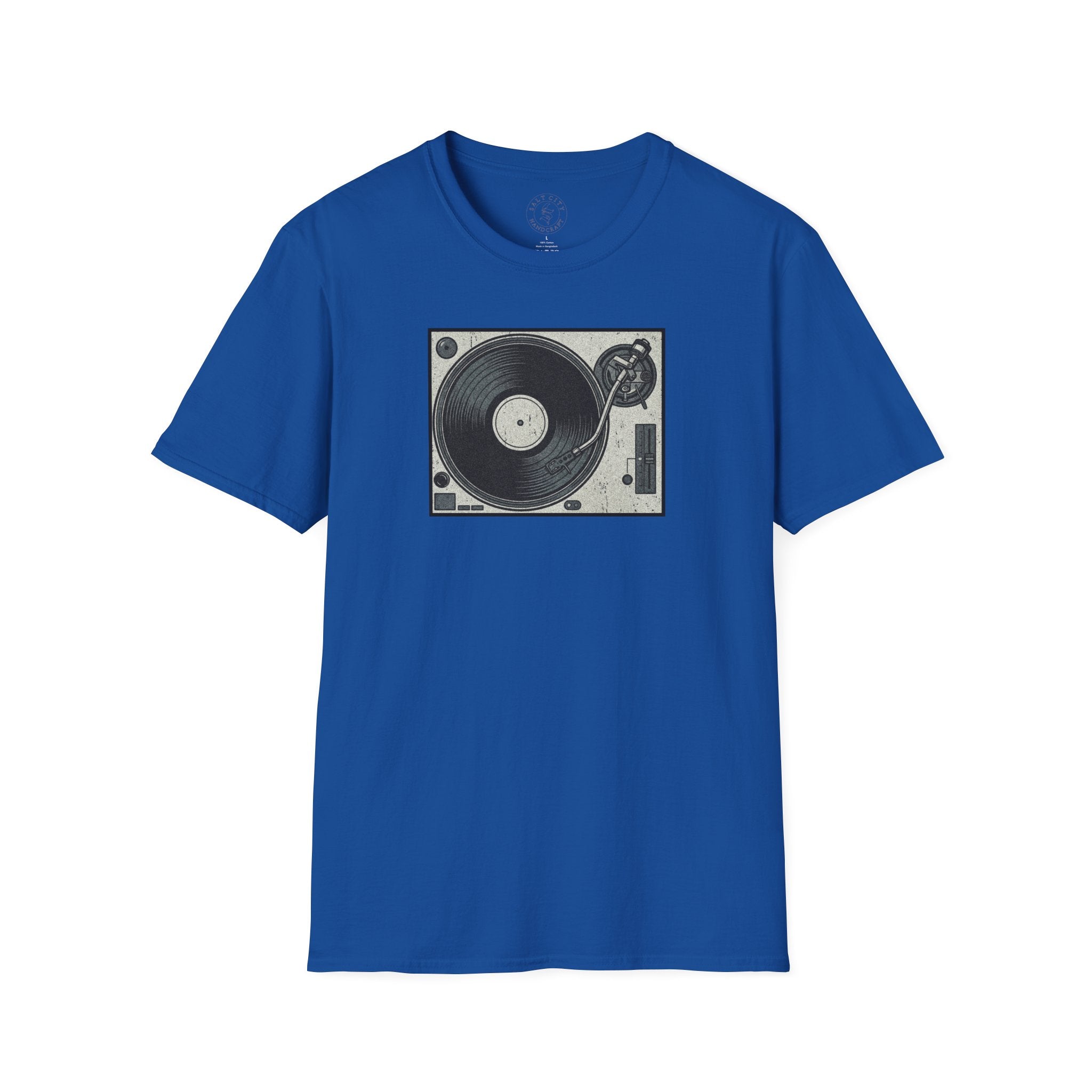 Vintage Turntable Record Player T-Shirt | Retro Vinyl Graphic Tee