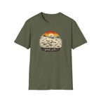 Yard Sale T-Shirt | Retro Mountain Ski Scene Graphic Tee | Ski Tee