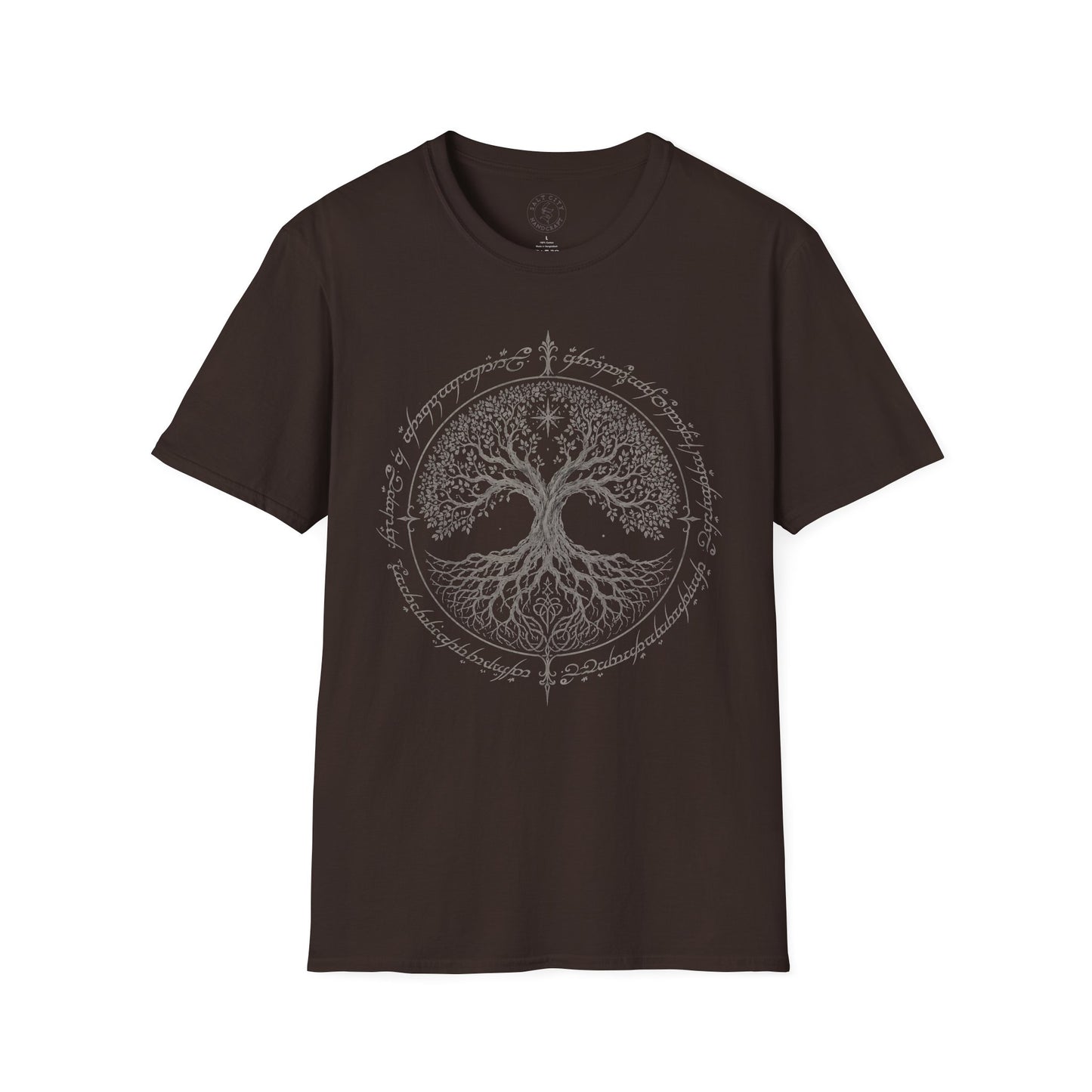 Tree of Life T-Shirt — Minimalist Mandala Design