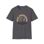 This Is Prolly My Awesomest T-Shirt — Funny Retro Rainbow Animal Graphic Tee