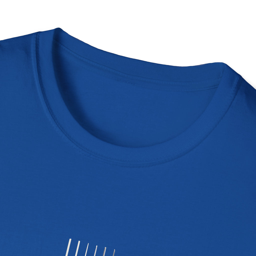 Minimal Acoustic Guitar Graphic T-Shirt | Yellow Guitar Strings