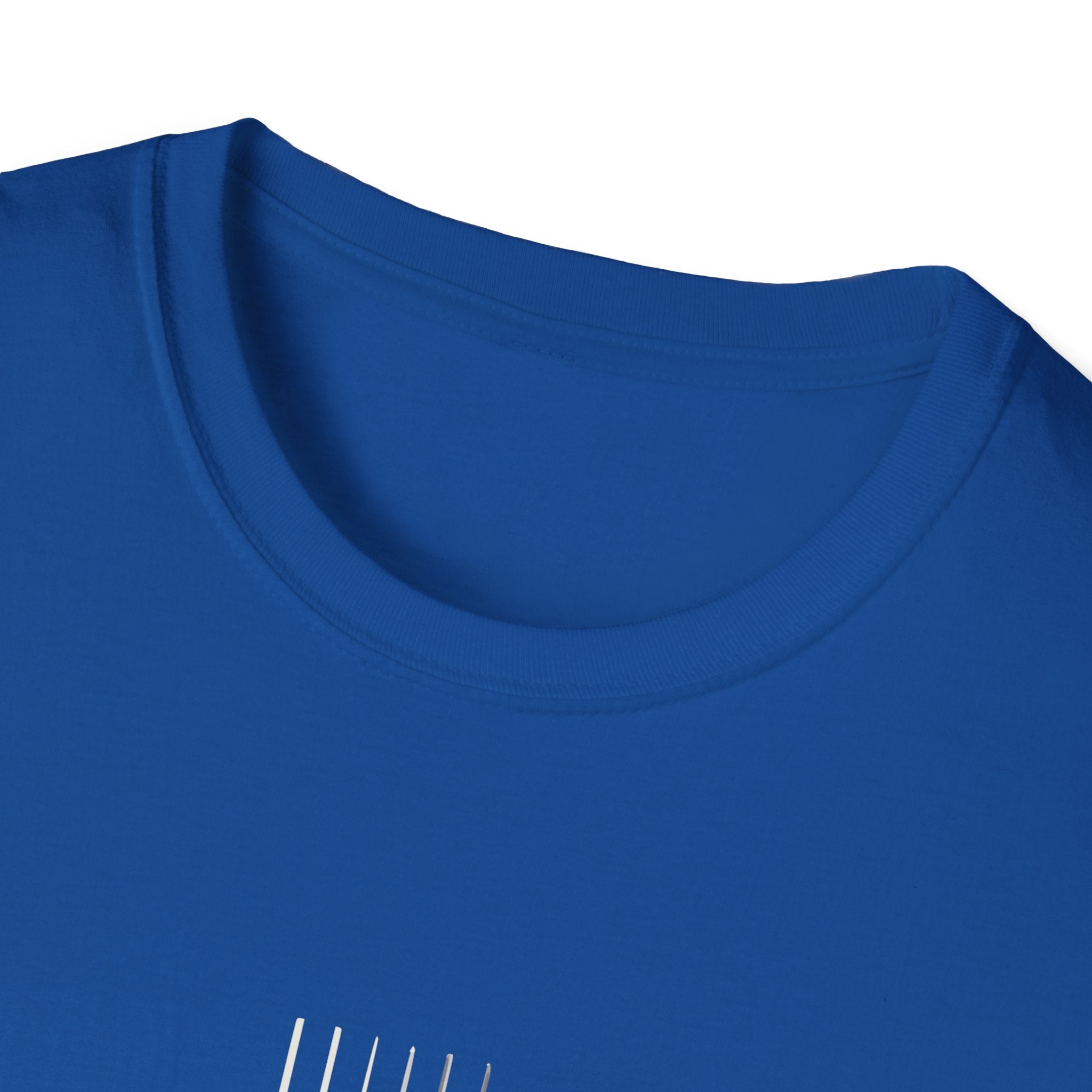 Minimal Acoustic Guitar Graphic T-Shirt | Yellow Guitar Strings