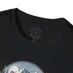 Women's Powder Before Work Ski T-Shirt |  Snowboarding Skiing Mountain Graphic Tee | Unisex Tee
